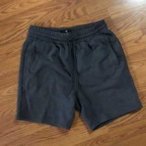 H&M shorts. Only worn a few times, in good condition. Navy blue/grey.